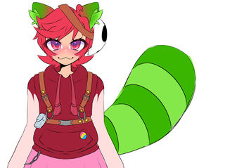 Concept art for fighter101_game's PNGTuber. Concept art for fighter101_game's PNGTuber.